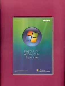 Microsoft Windows Vista Experience Anytime Upgrade DVD-ROM Disc 32-bit English - Picture 1 of 3