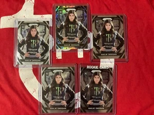 2018 Prizm Racing Camo Prizm + 4 base #30 HAILIE DEEGAN ROOKIE LOT x5 - Picture 1 of 8