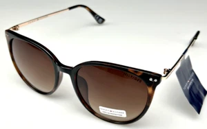 Tommy Hilfiger BELLATRIX WP Women's Tortoise/Rose-Gold Frame Sunglasses NEW - Picture 1 of 3