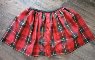 Ralph Lauren Girls Size M (8-10) Red/Black Plaid Holiday Full Tutu Skirt - Image 1 of 4