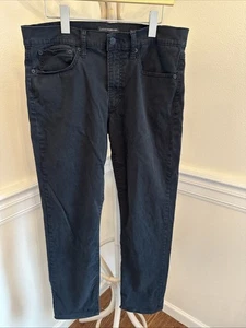Lucky Brand 121 Slim Straight Leg Black Denim Herrenjeans - Größe 32x30 - Bild 1 von 16