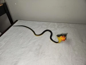 Vintage Novelty Rubber Toy Snake Cobra Poseable 24" Made in Hong Kong - Picture 1 of 4