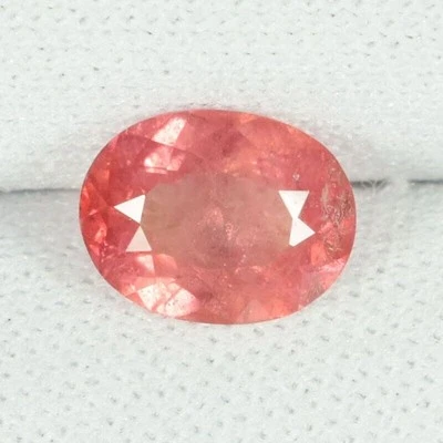 1.34 ct DAZZLING NICE NATURAL PADPARADSCHA ORANGE SAPPHIRE - OVAL See Vdo BL - Image 1 of 3