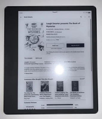 Amazon Kindle Scribe (1st Generation; 2022), 16GB, WiFi, No Ads- Excellent - Image 1 of 4
