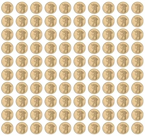 Egypt 50 Piastres, 2007-2022 (AH1428-1443), KM #942.2, Mint X 100 PCS - Picture 1 of 4