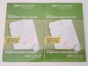 Day Runner Planner Business Tarjeteros Recargas 5,5 x 8,5 2 paquetes 7 agujeros - Imagen 1 de 7