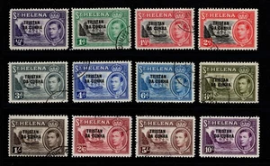 TRISTAN DA CUNHA KGVI 1952 SET, SG 1/12, FINE USED, CAT. 120£ - Bild 1 von 2