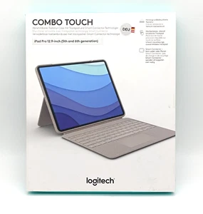 Logitech Combo Touch 12,9 Zoll Apple iPad Pro 5./6. Gen. - Sand QWERTZ Deutsch - Bild 1 von 6