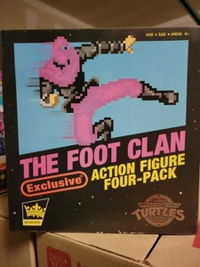 BST AXN TMNT The Foot Clan Exclusive Action Figure 4-Pack NEW - Picture 1 of 4