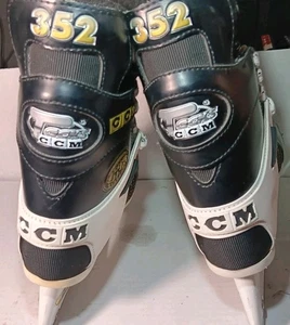 CCM Tacks 352 Pro Lite 3 Ice Hockey Skates Black/White Size 6 - Picture 1 of 9