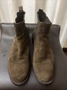 BOSTONIAN Mens Southwestern Core Brown Suede Chelsea Slip on Boots 28849 SZ 10M - Picture 1 of 10