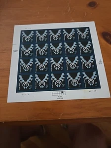 Native American Art 20 Stamp Sheet  2 Cent  USPS Navajo MNH 2004 Squash Blossom - Picture 1 of 1