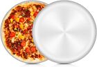 HaWare Pizza Baking Tray Set of 2, 12 inch Stainless Steel Pizza Pan Oven Tray,