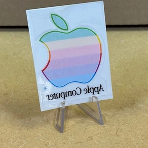 DECAL __ APPLE Computer STICKER __ Authentic Original from the 80-ies - Afbeelding 1 van 3
