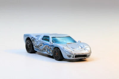 Vintage 1999 Hot Wheels Ford GT-40 Octopus Diecast Car Light BLue Mattel Int GC - Image 1 of 4