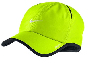 Nuevo Nike Pluma Luz Gorra Sombrero Ajuste Dri Correr Tenis 595510-720 Voltios/Negro - Imagen 1 de 1
