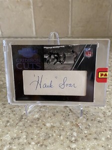 2010 Panini Plates & Patches Gridiron Cuts Cut Signatures /33 Hank Soar #42 Auto