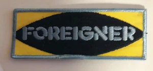 FOREIGNER Aufnäher Patch Sammlerstück aus den 70er Jahren x - Picture 1 of 1