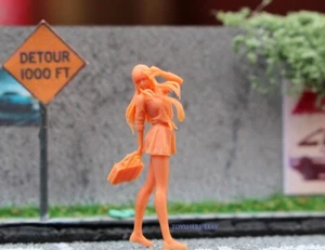 miniture 1/64 figura chica de secundaria ajuste 1:64 coche calle diorama sin pintar - Imagen 1 de 5