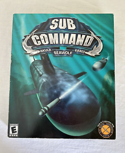 Sub Command Akula Seawolf 688 PC Game Big Box (Pre-owned) 2001 EA Games 2 Discs