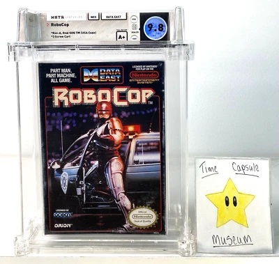 RoboCop 1988 New Nintendo NES Factory Sealed WATA Grade 9.8 A+ H-Seam TOP POP 3 - Image 1 of 4