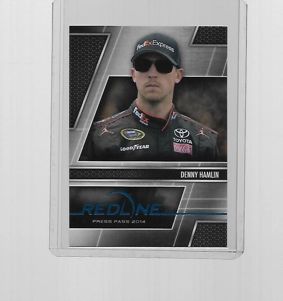 2014 PRESS PASS RACING REDLINE BLUE DENNY HAMLIN #23 - Image 1 of 1