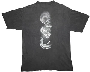 Vintage 1997 Tool Aenima Alien Fetus Embryo Band Grunge Band Tee T-shirt Large - Imagen 1 de 8
