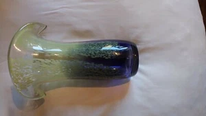 murano style vase double pitcher purple lime green vintage Excellent condition - Picture 1 of 4