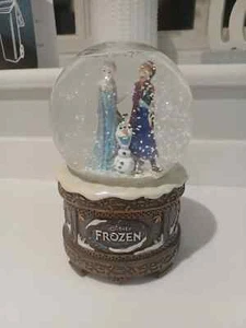 DISNEY PARKS DISNEY STORE GENUINE ORIGINAL FROZEN MUSICAL SNOW GLOBE LET IT GO - Picture 1 of 4