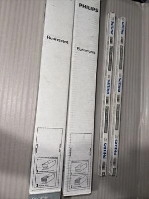 23Pc PHILIPS FLORESCENT Linear T5 LAMP 13W 13 WATT BULB 2 PIN 4100K - Image 1 of 3