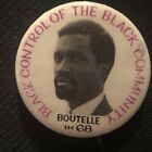 Black Control Of The Black Community Boutelle 68 Socialist Worker 1 3/4” pinback