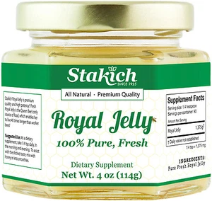 4oz PURE FRESH ROYAL JELLY 100% NATURAL RAW BEE 113,400mg HIGH POTENCY SALE - Picture 1 of 3