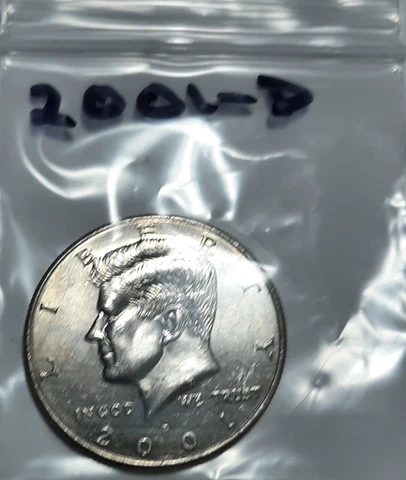 2001-D Kennedy Half Dollar Cover