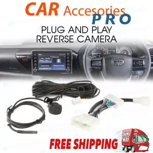 Reverse Camera Kit To Suit Factory Screen of Toyota Hilux 2014 to 2022 SR Workma - Picture 1 of 4