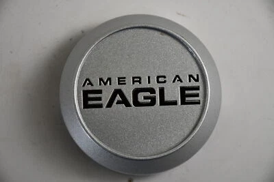 American Eagle Glossy Finish Gray Center Cap Hub Cap 1521S12 2.375" - Image 1 of 3