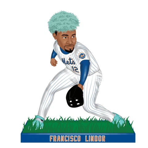 NY METS FRANCISCO LINDOR GRASS GROWING BOBBLEHEAD SGA 5/21/2023 New In Box Cover