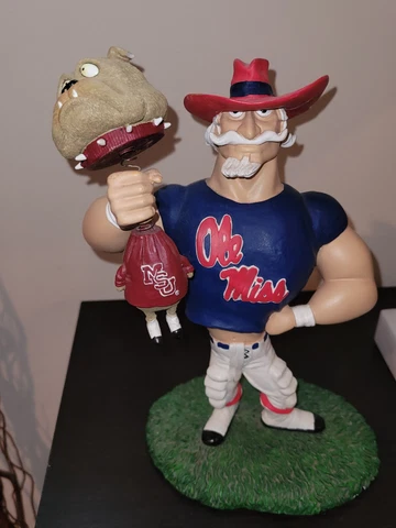 Ole Miss COLONEL REB Rivalry MS State Bully Bobblehead EGG BOWL SHAKE UP Edition Cover