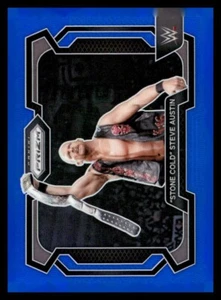 2024 Panini Prizm WWE Stone Cold Steve Austin Blue Prizm /199 - Picture 1 of 2