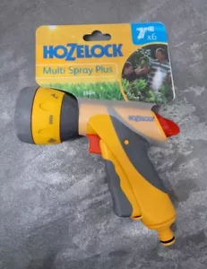 HOZELOCK Multi Spray Plus Hose Attachment. Trigger With 6 Different Spray Choice - Picture 1 of 6