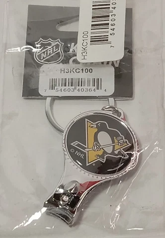 PITTSBURGH PENGUINS NHL Logo 3-in-1 Nail Clipper, Bottle Opener & Keychain Cover