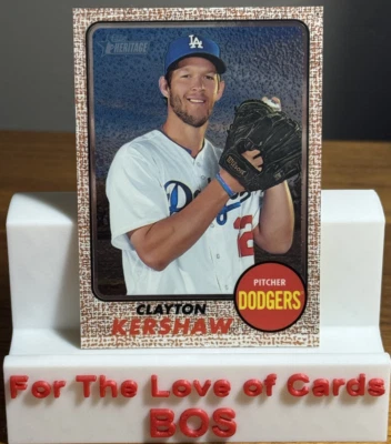 2017 Topps Heritage Chrome CLAYTON KERSHAW /999 - #THC-400 - Image 1 of 4