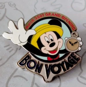 Mickey Mouse Bon Voyage March 2001 Grand Opening TDR TDL Disney Pin 4116 - Picture 1 of 2