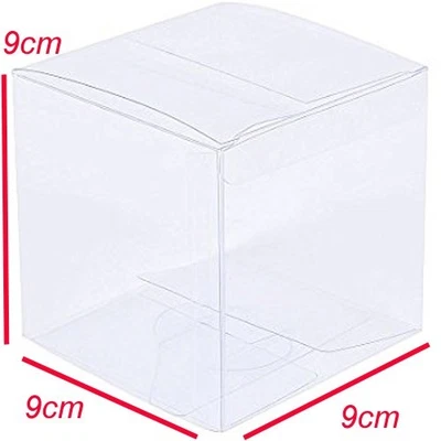 120 9cm PVC Box Clear Big LARGE Promo Retail Display Toy Favor Xmas Gift Product - Image 1 of 4