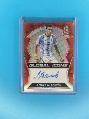 2016-17 Panini Spectra - Angel Di Maria - Global Icons Red Auto 04/30  Argentina - Image 1 of 2