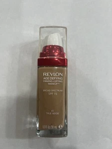 Revlon Age Defying Foundation SPF15 1 OZ - 65 True Beige - NEW - Picture 1 of 5