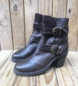 Fiorentini + Baker Eternity botas de cuero marrón con tiras EUR 35,5 US 5,5 - Imagen 1 de 14
