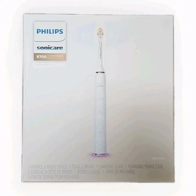 Cepillo de dientes eléctrico Philips Sonicare DiamondClean Smart 9700 - Acento oro rosa Foto 1 de 2