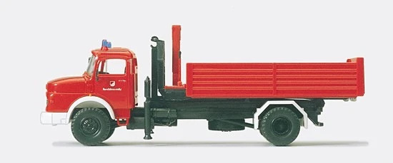 1:87 FW Wechselaufbaufahrzeug WAF MB LA 1924 Abrollkipper Meiler - Preiser 35014 - Bild 1 von 1