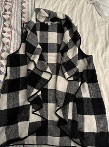 Favlux Fashion Charlie Weste 2X Flanell Drapiert Western Festival Buffalo kariert - Bild 1 von 4