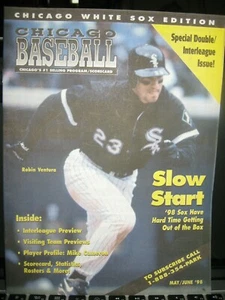 CHICAGO WHITE SOX MAGGIO/GIUGNO 1998 PROGRAMMA/SCORECARD - Foto 1 di 1